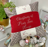 Robin Christmas Cushion