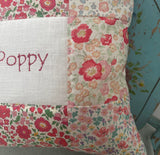 (Copy) Red Patchwork Cushion