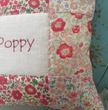 (Copy) Red Patchwork Cushion