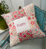 (Copy) Red Patchwork Cushion