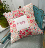 (Copy) Red Patchwork Cushion